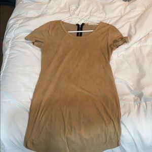 Suede dress